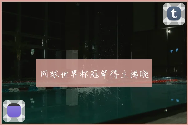 网球世界杯冠军得主揭晓